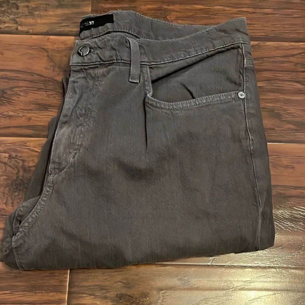 Joe’s Jeans Slim Fit Straight Leg Gray Distressed Jeans